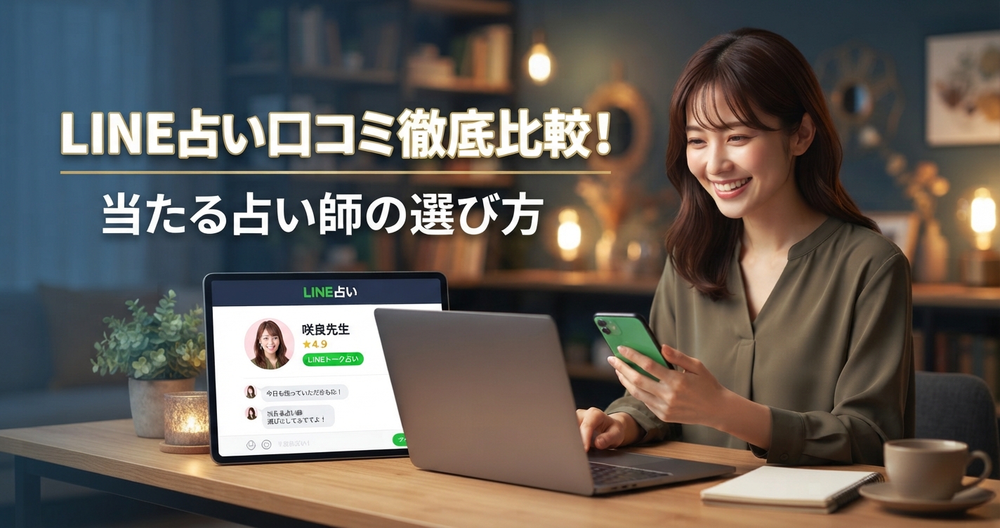 Line占い口コミ徹底比較！当たる占い師の選び方
