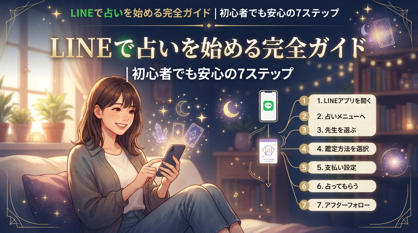 Lineで占いを始める完全ガイド｜初心者でも安心の7ステップ