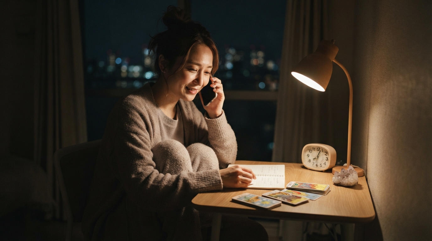 電話占い 深夜でも今すぐ10分無料｜夜の孤独を救う人気先生待機中 - 深夜帯に強い占い師のタイプ